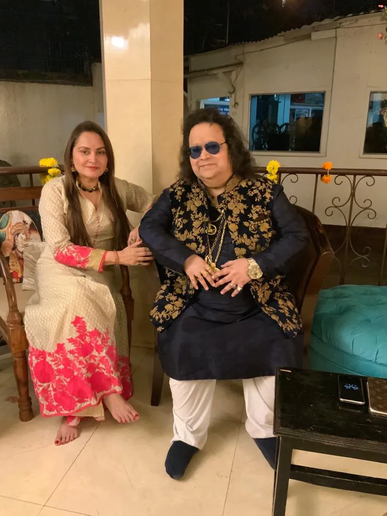  Bappi Lahiri with Jaya Prada 