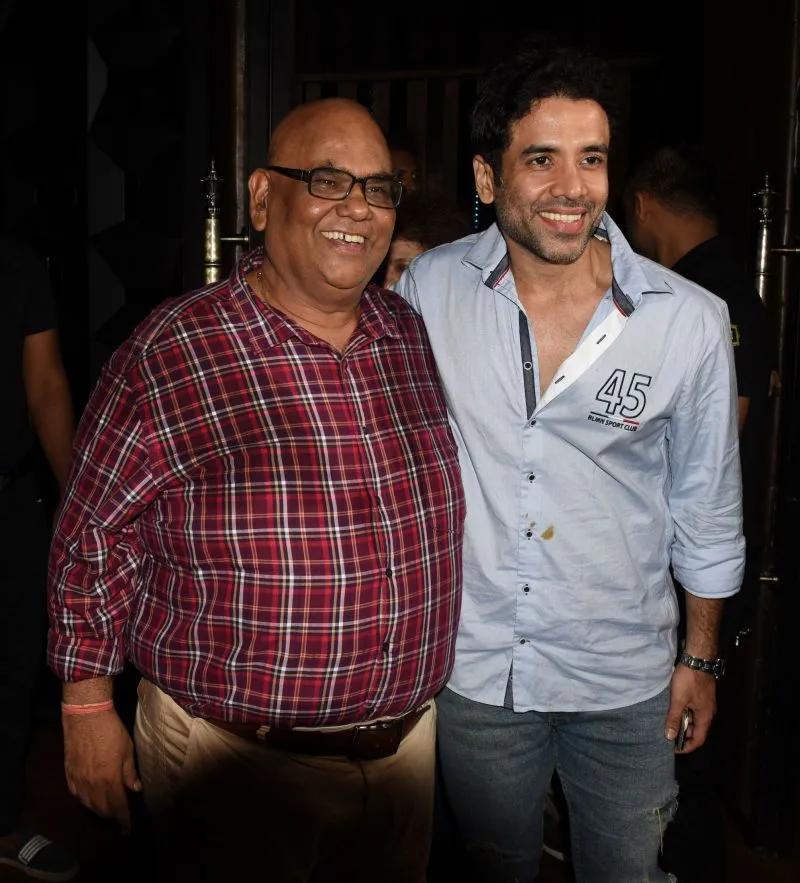 Satish Kaushik with Tushar Kapoor 