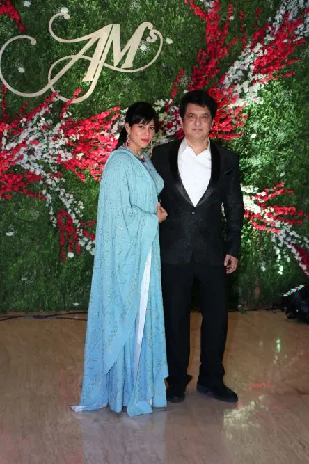 Sajid Nadiadwala with wife