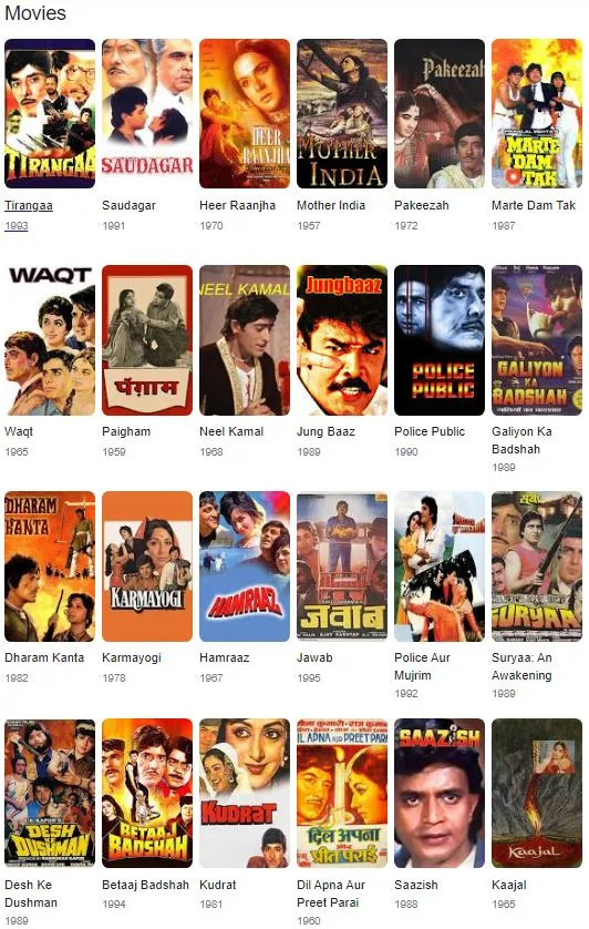 Raaj kumar movie collection (2)