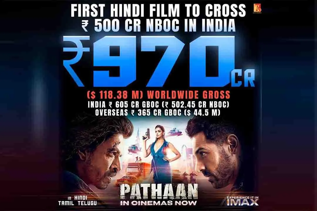 pathaan movie collection 970cr