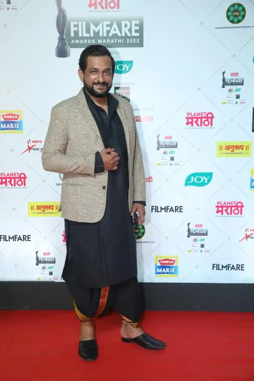 Prasad Oak at the red carpet of 7th edition of Filmfare Awards Marathi 2022 in Mumbai