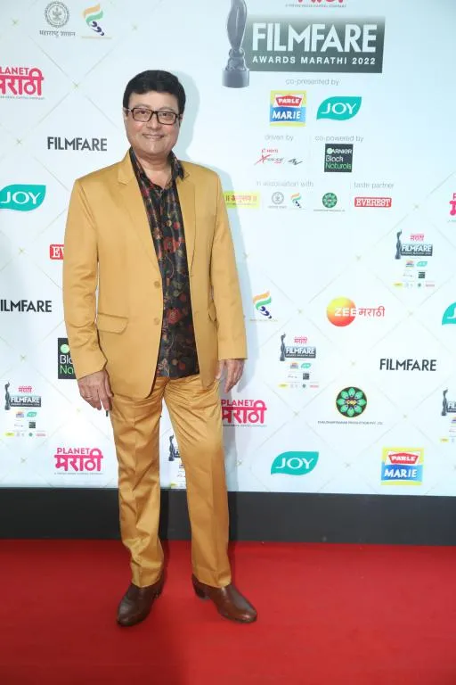 Sachin Pilgaonkar at the red carpet of 7th edition of Filmfare Awards Marathi 2022 in Mumbai