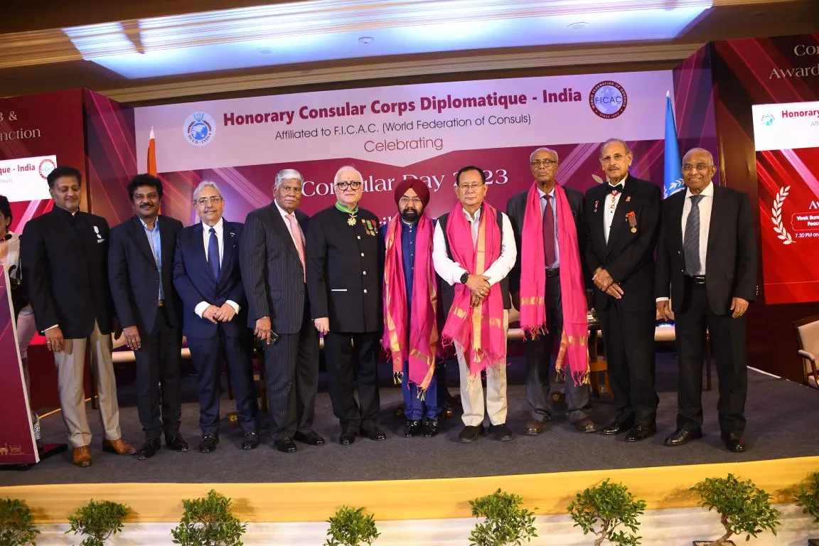 Honorary Consular Corps Diplomatique-India organised an evening to acknowledge Consular Day (1)