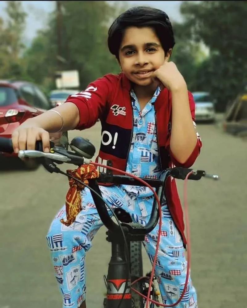 Aaryan Prajapati (Hritik, happu ki ultan Paltan) - bicycle day
