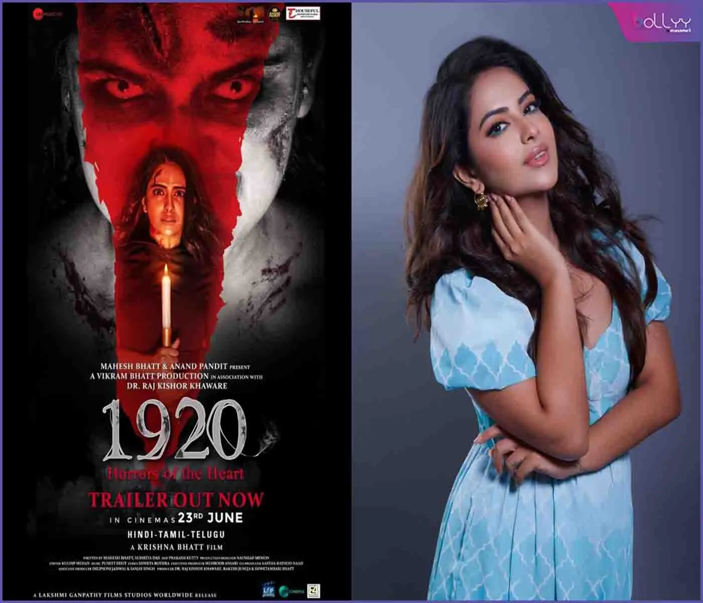 Poster of 1920 Horrors of the Heart movie and Avika Gor
