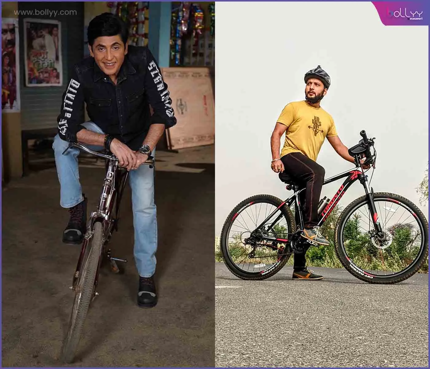 &tv celebrities celebrate World Bicycle Day