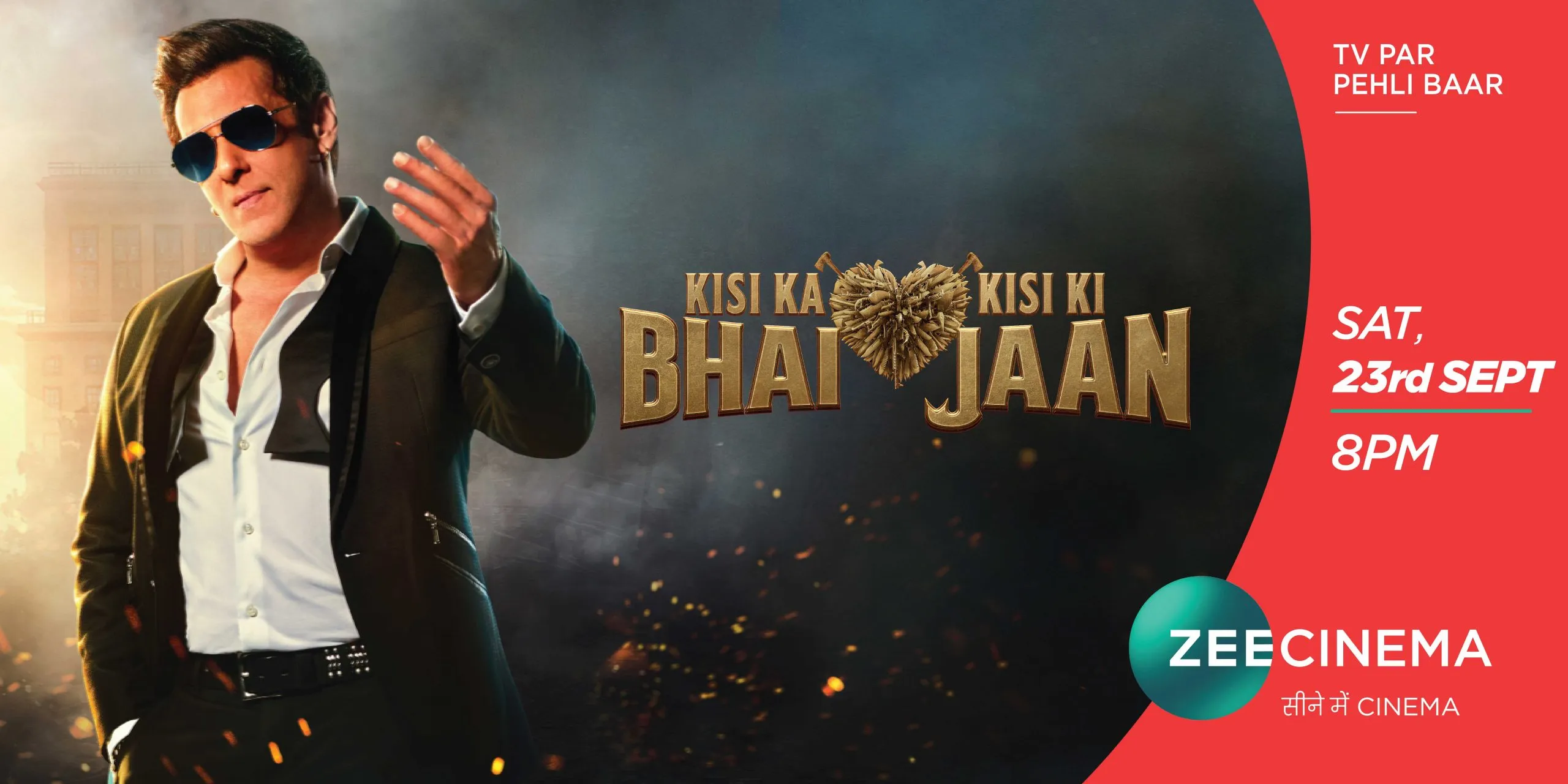 Mark Your Calendar as Salman Khan’s 'Kisi Ka Bhai Kisi Ki Jaan' makes its World Television Premier on Zee Cinema 