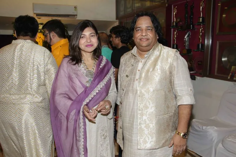 Alka Yagnik with Govind Bansal