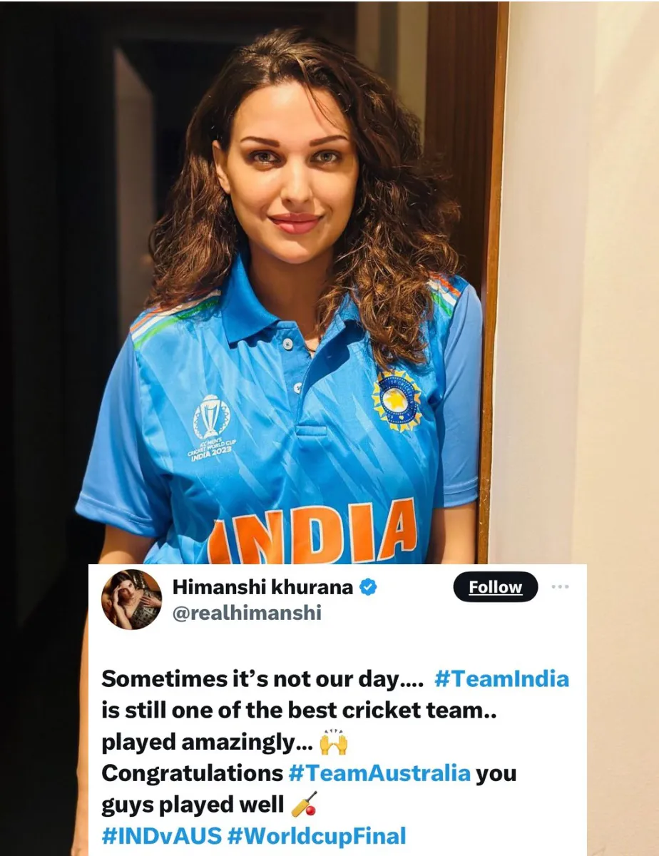 Bigg Boss 13 fame Himanshi Khurana shares a heart-warming post in support of Team India following loss at Cricket World Cup final; says “Team India is still one of the best cricket teams”* 
